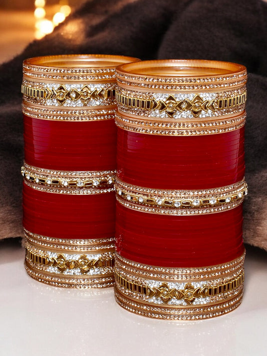 Designer Bridal Punjabi Chuda For Women