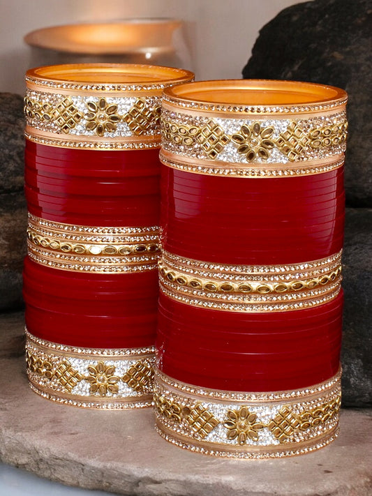 Designer Bridal Punjabi Chuda For Women