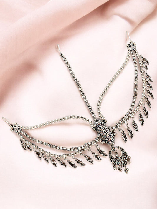 Boho Maang Tikka Navratri Jewellery Mathapatti for Garba, Dandiya Festival