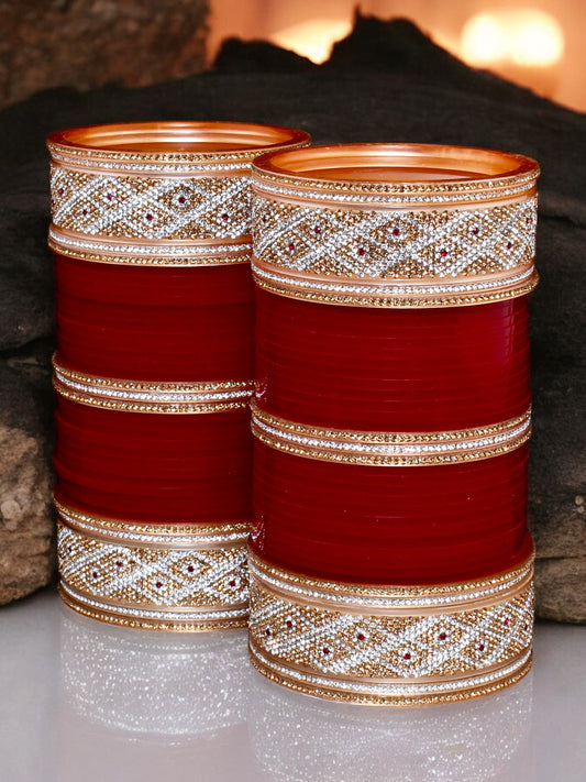 Designer Bridal Punjabi Chuda For Women