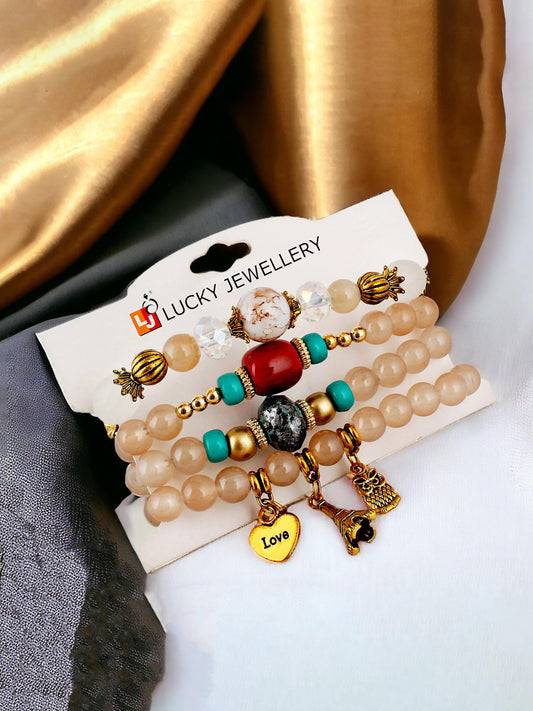 Latest Tassel Stretch Bracelet For Women & Girls