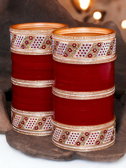 Designer Bridal Punjabi Chuda For Women