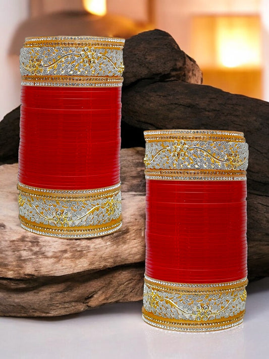 Designer Bridal Punjabi Chuda For Women