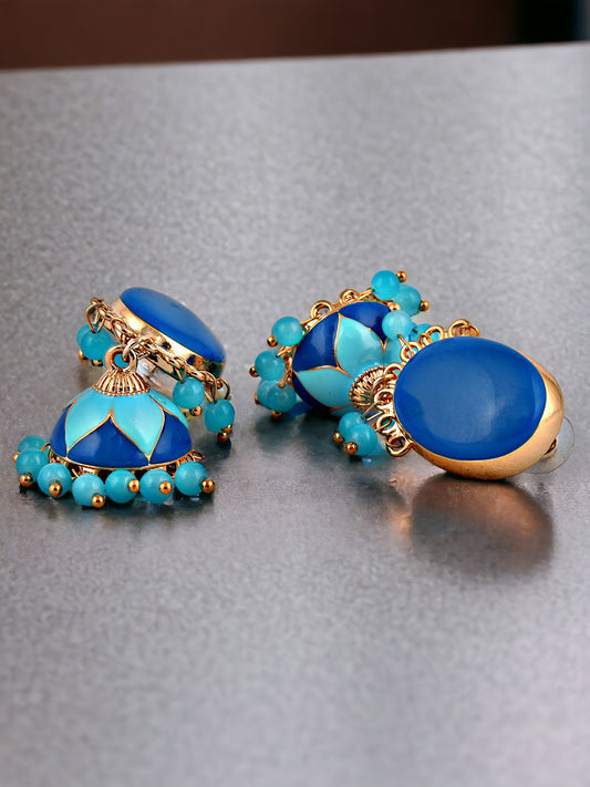 Meenakari Jhumki Earring For Girls & Women