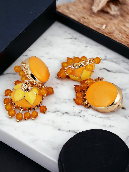 Meenakari Jhumki Earring For Girls & Women