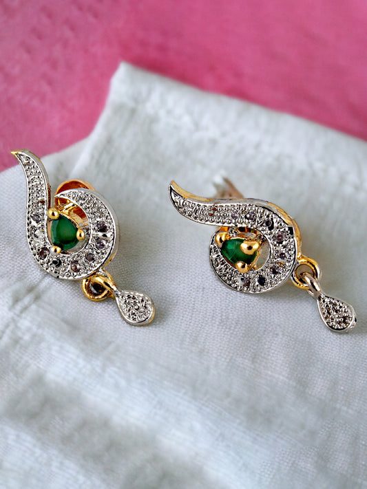 American Diamond (AD) Necklace set with Earring