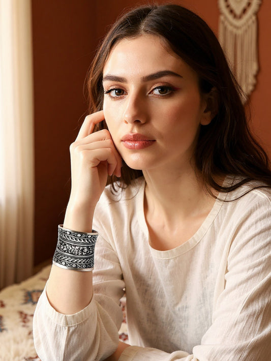 Navratri Festival Jewellery Cuff Bracelet for Garba & Dandiya