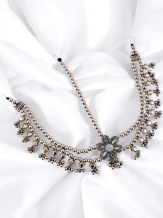 Boho Maang Tikka Navratri Jewellery Mathapatti for Garba, Dandiya Festival