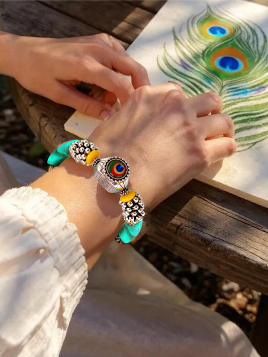 Navratri and Garba Jewellery Boho Bracelet for Women & Girls