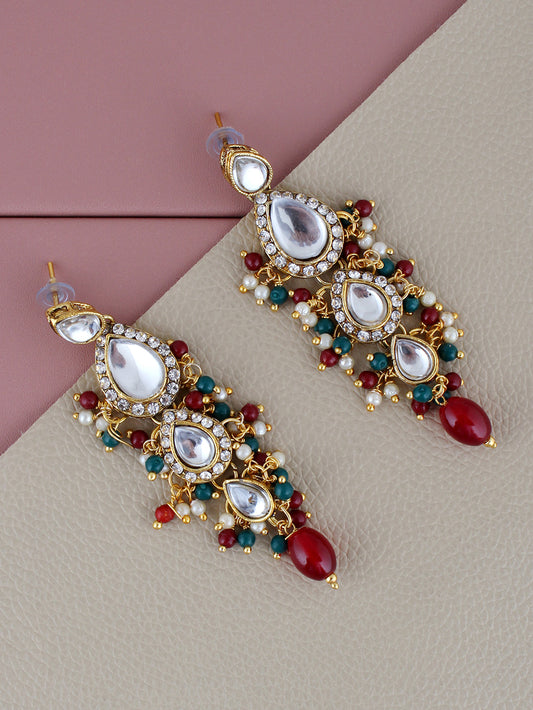 Kundan Tika Earring set for Girls & women