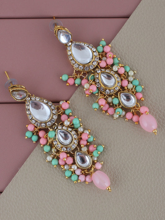 Kundan Tika Earring set for Girls & women