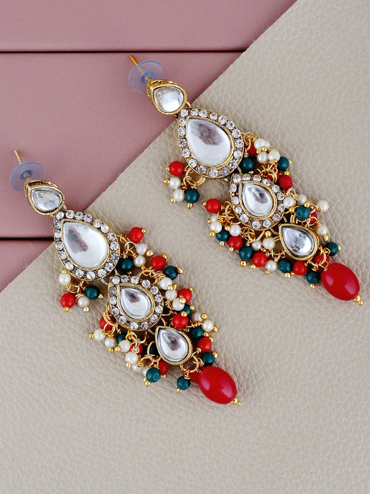 Kundan Tika Earring set for Girls & women