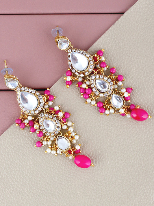 Kundan Tika Earring set for Girls & women