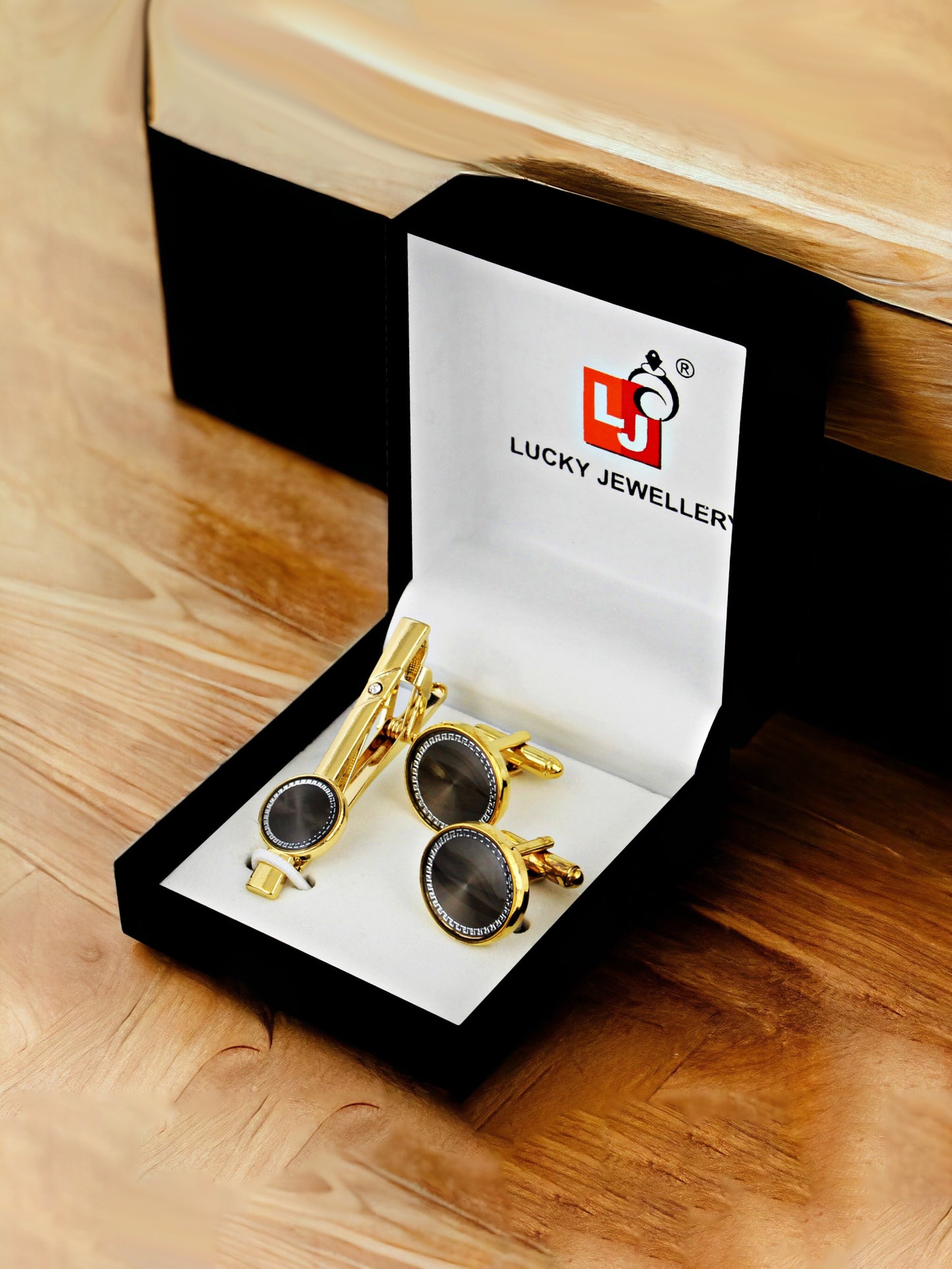 Cufflinks and Tie Pin Combo Gift Set For Men