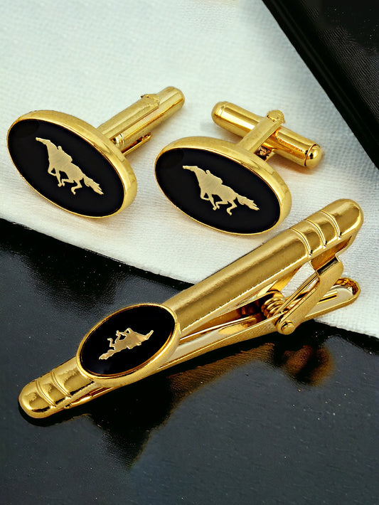 Cufflinks and Tie Pin Combo Gift Set For Men