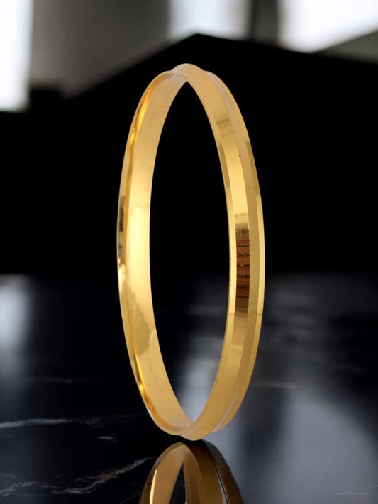 18k Gold-Plated Bangle Set for Boys & Men | Party & Daily Wear Men's Jewelry