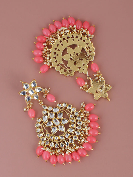 Kundan Choker Bridal Necklace Set For Women & Girls