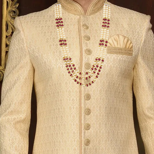 Maharaja Haar Groom Necklace Set for Men