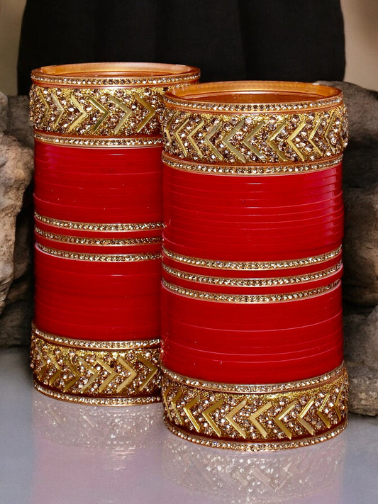 Designer Bridal Punjabi Chuda For Women