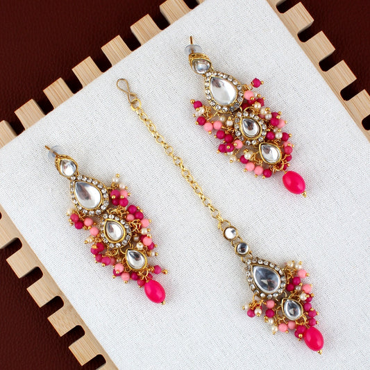 Necklace Combo Kundan Jewellery Set