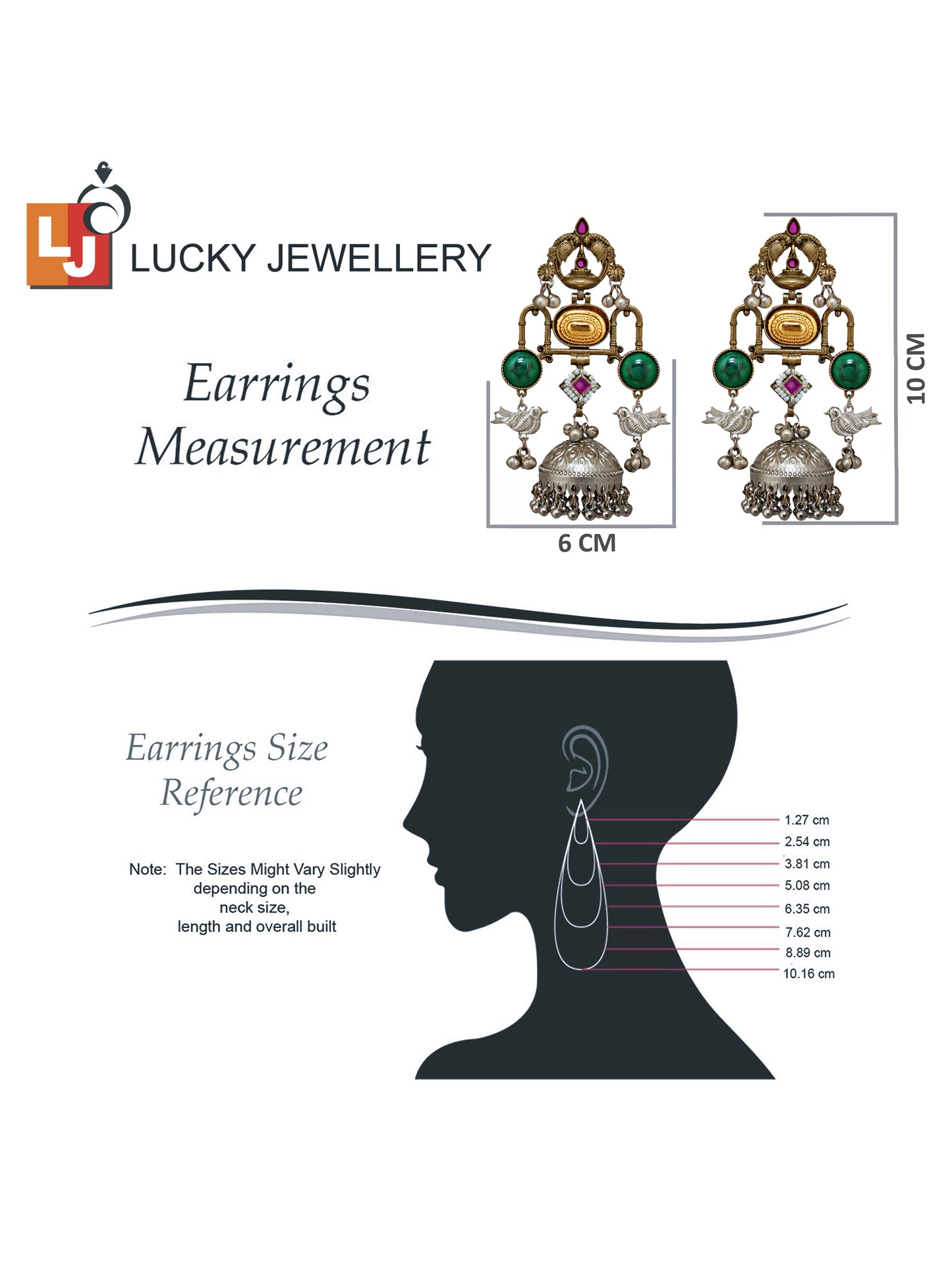 Trendy Celebrity Inspired Oxidised Silver Jhumki For Girls & Women |Black Metal Jhumkee Earring Set