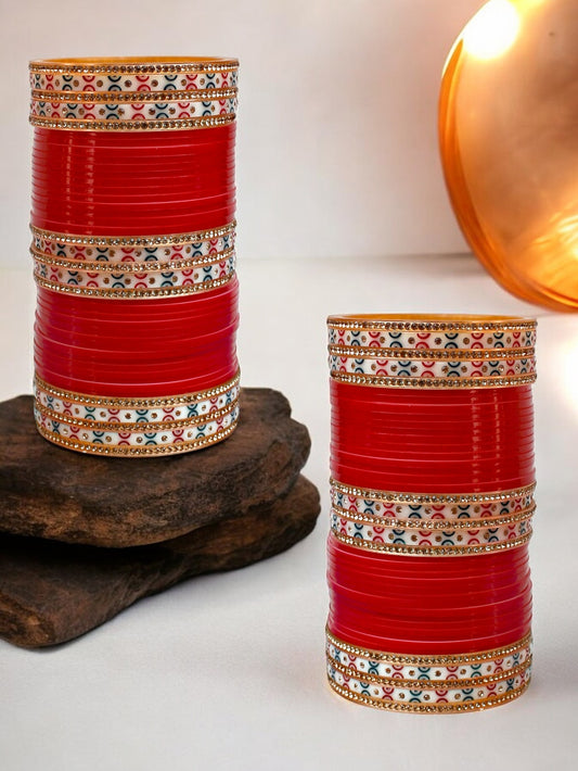 Designer Bridal Punjabi Chuda For Women