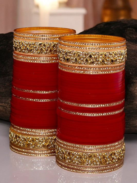 Designer Bridal Punjabi Chuda For Women