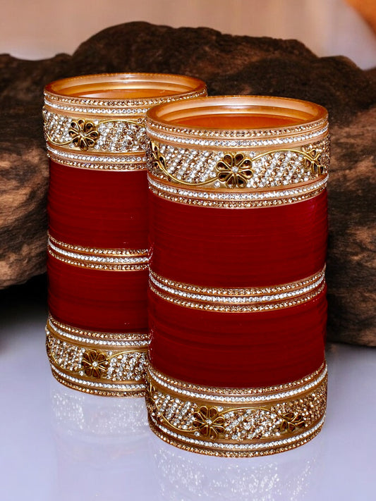 Designer Bridal Punjabi Chuda For Women