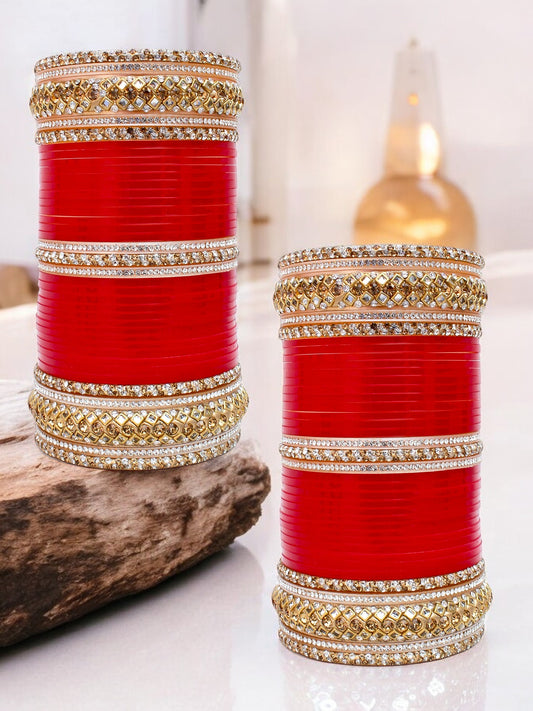 Designer Bridal Punjabi Chuda For Women