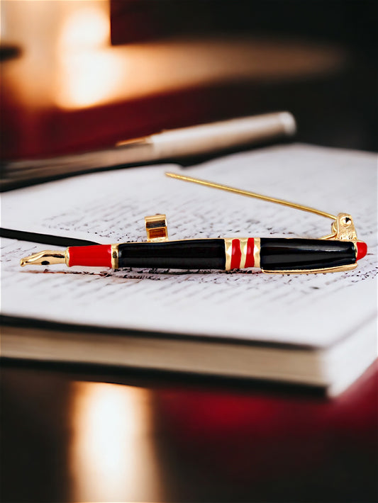 महिलाओं/लड़कियों/पुरुषों के लिए डिजाइनर गोल्ड प्लेटेड मीनाकारी साड़ी हिजाब पिन यूनिसेक्स ब्रोच