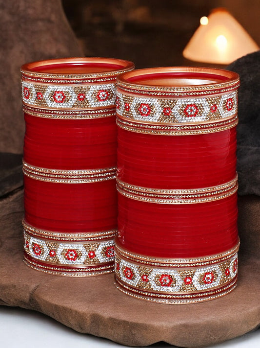 Designer Bridal Punjabi Chuda For Women