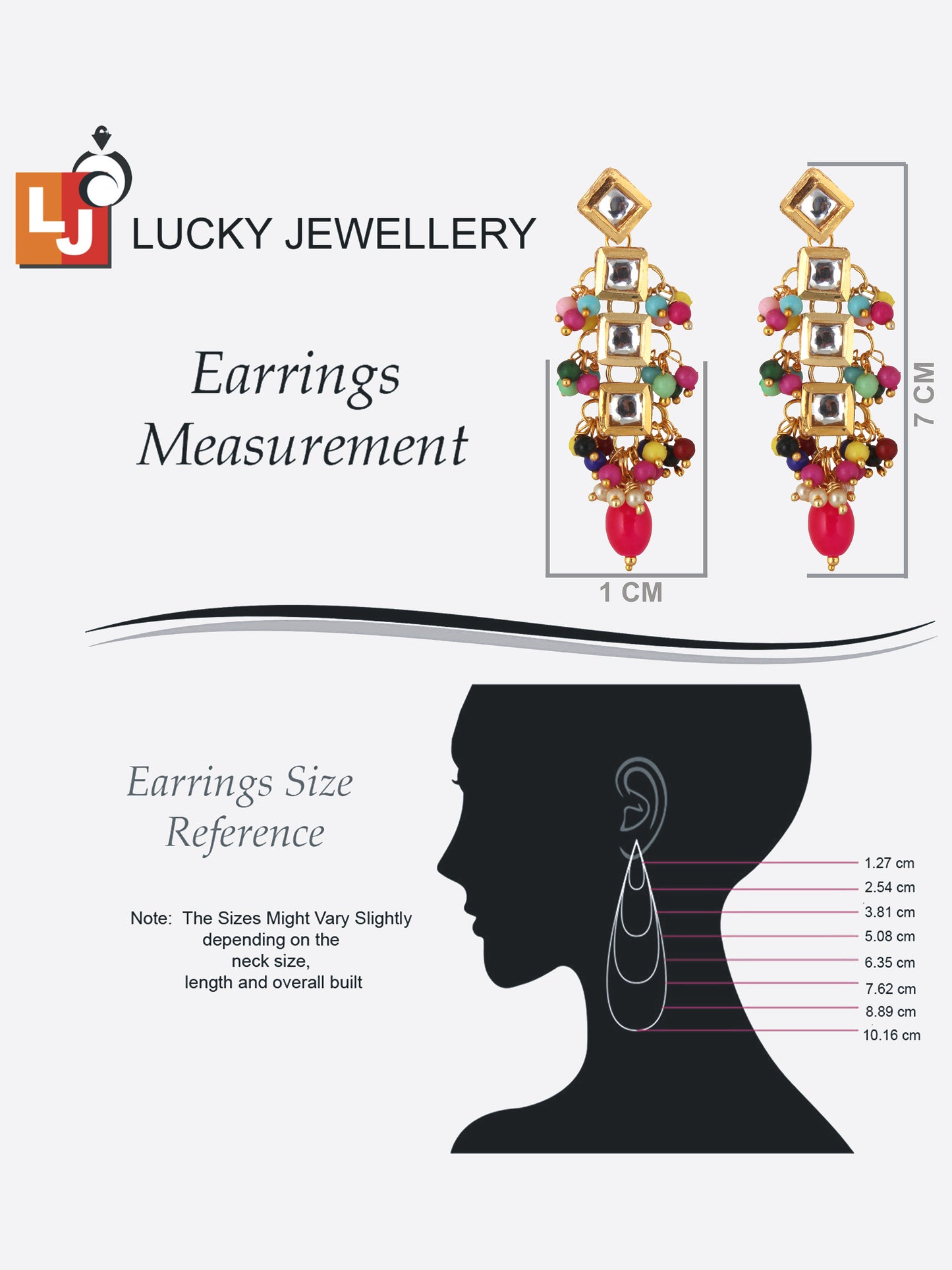 Traditional Back Meenkari Gold Plated uncut kundan Multi Earrings