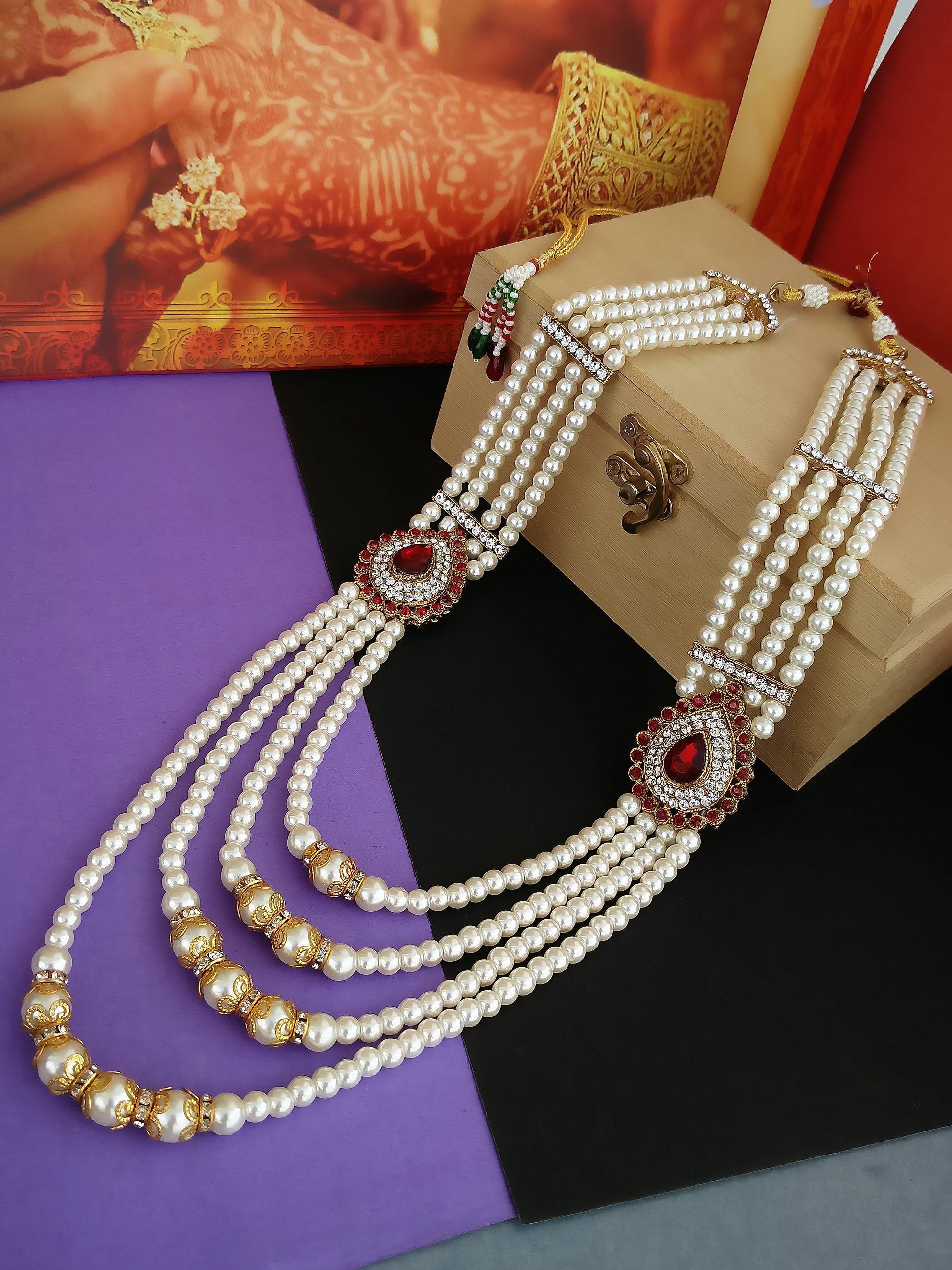 Gold Necklace Designs Moti Haar For Man Maharaja Haar Groom