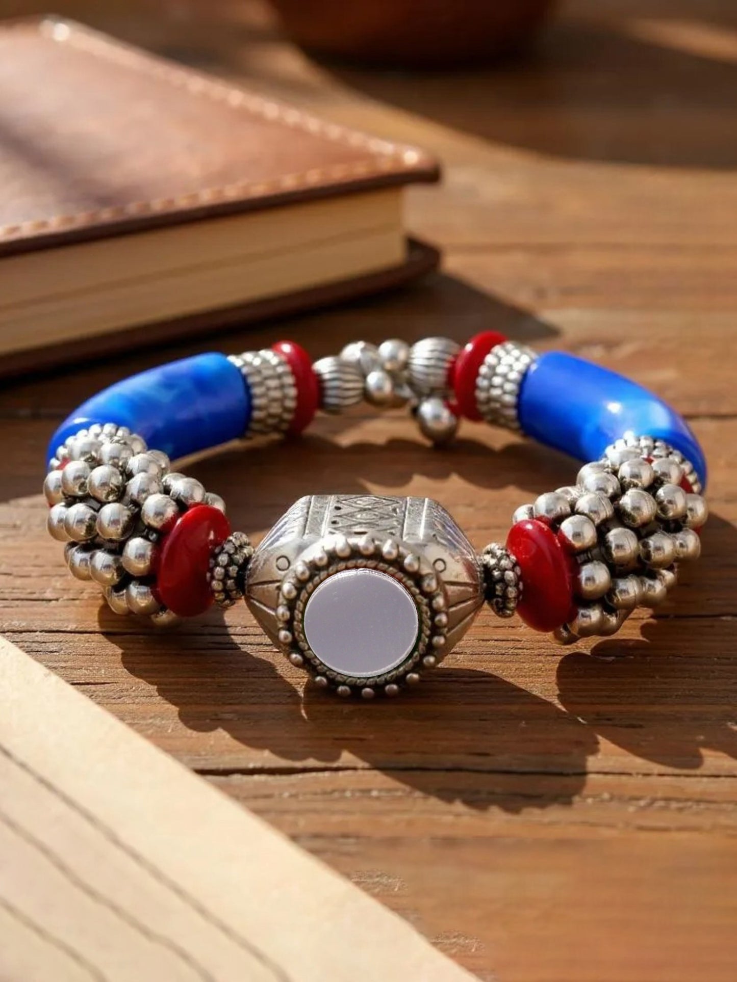Navratri and Garba Jewellery Boho Bracelet for Women & Girls
