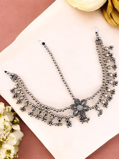 Boho Maang Tikka Navratri Jewellery Mathapatti for Garba, Dandiya Festival