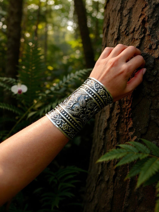 Navratri Festival Jewellery Cuff Bracelet for Garba & Dandiya