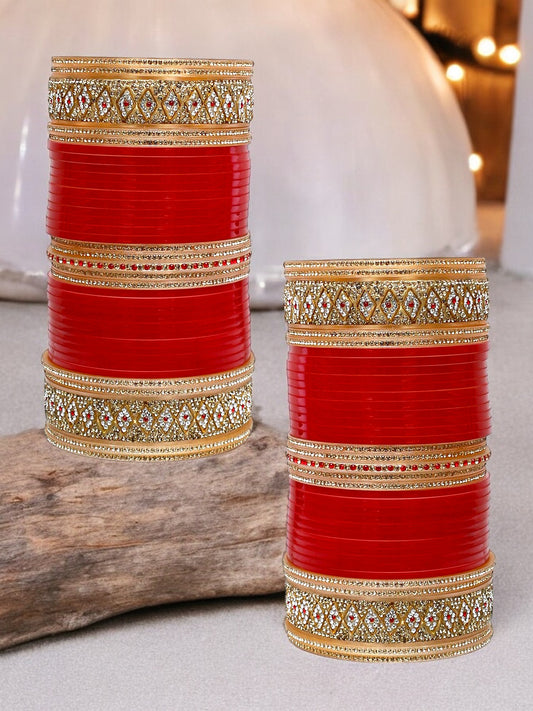 Designer Bridal Punjabi Chuda For Women