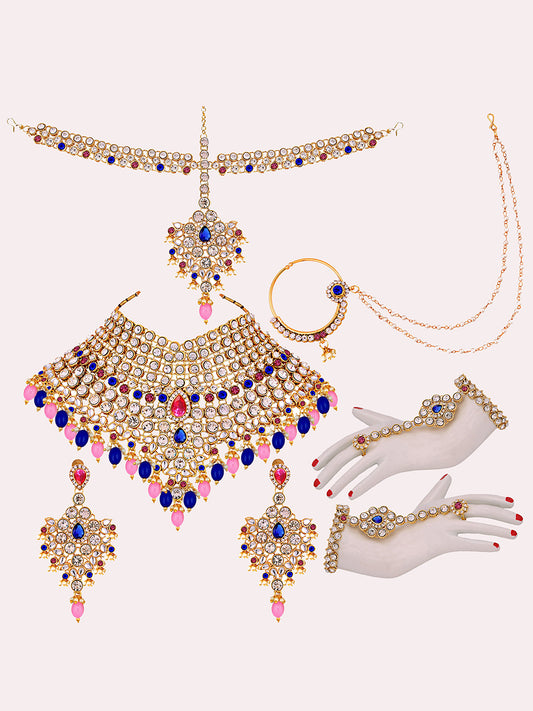Bridal Set with sheeshpatti for Girls & Women
