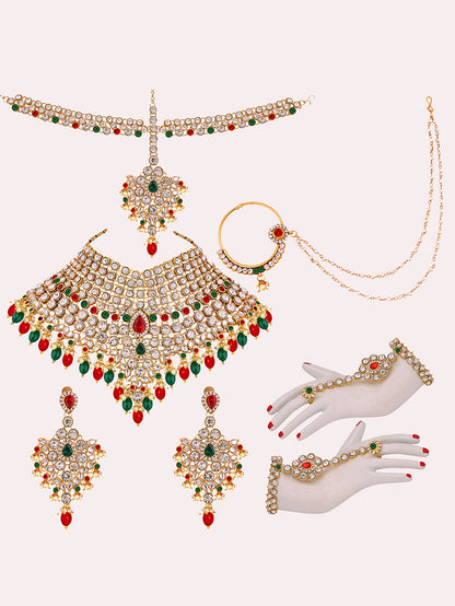 Bridal Set with sheeshpatti for Girls & Women