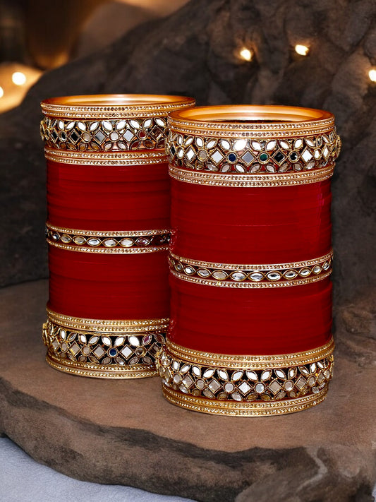 Designer Bridal Punjabi Chuda For Women