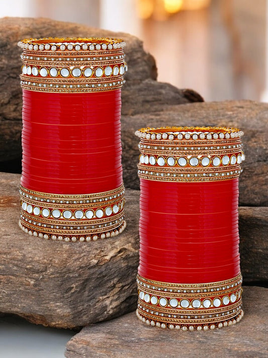 Designer Bridal Punjabi Chuda For Women