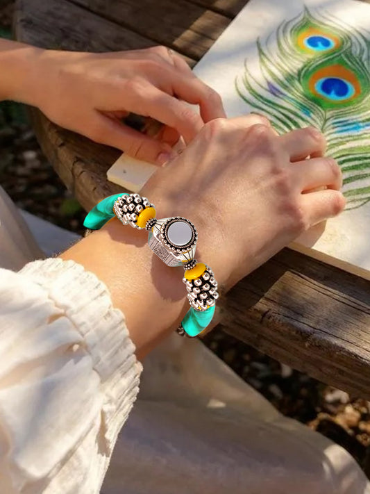 Navratri and Garba Jewellery Boho Bracelet for Women & Girls