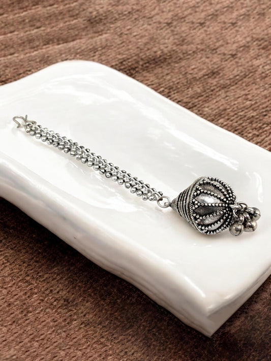 Navratri Jewellery Boho Maangtika Borla Style Tikka for Garba & Dandiya