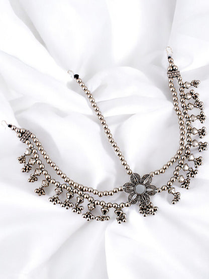 Boho Maang Tikka Navratri Jewellery Mathapatti for Garba, Dandiya Festival