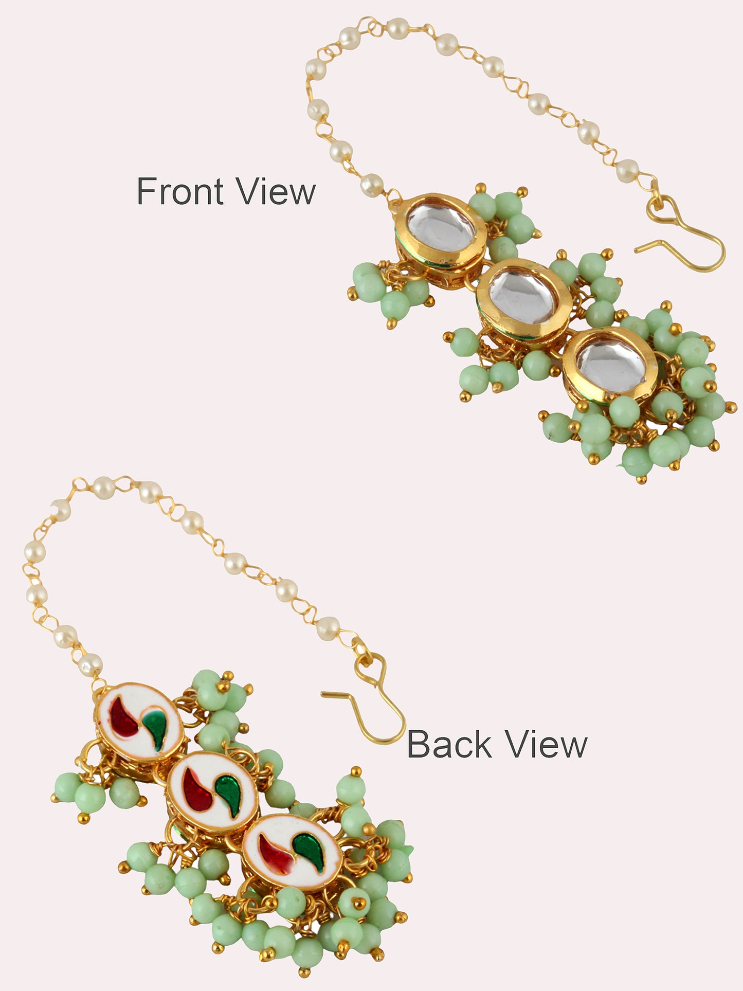 Kundan Tika Earring set for Girls & women