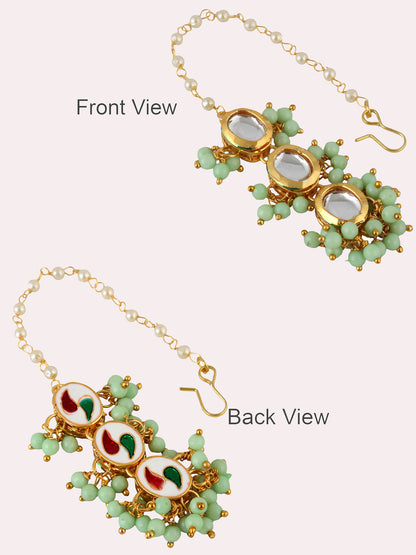 Kundan Tika Earring set for Girls & women