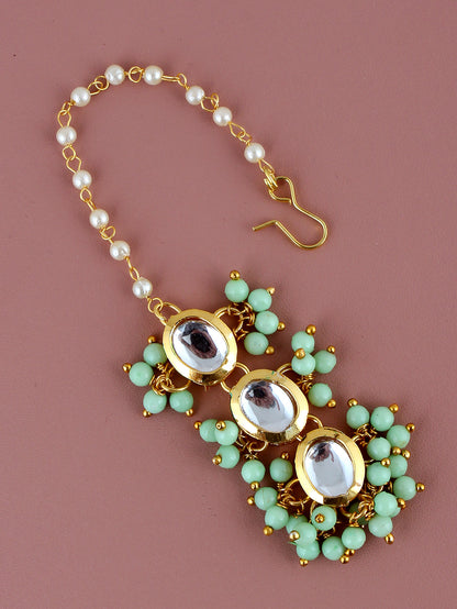 Kundan Tika Earring set for Girls & women