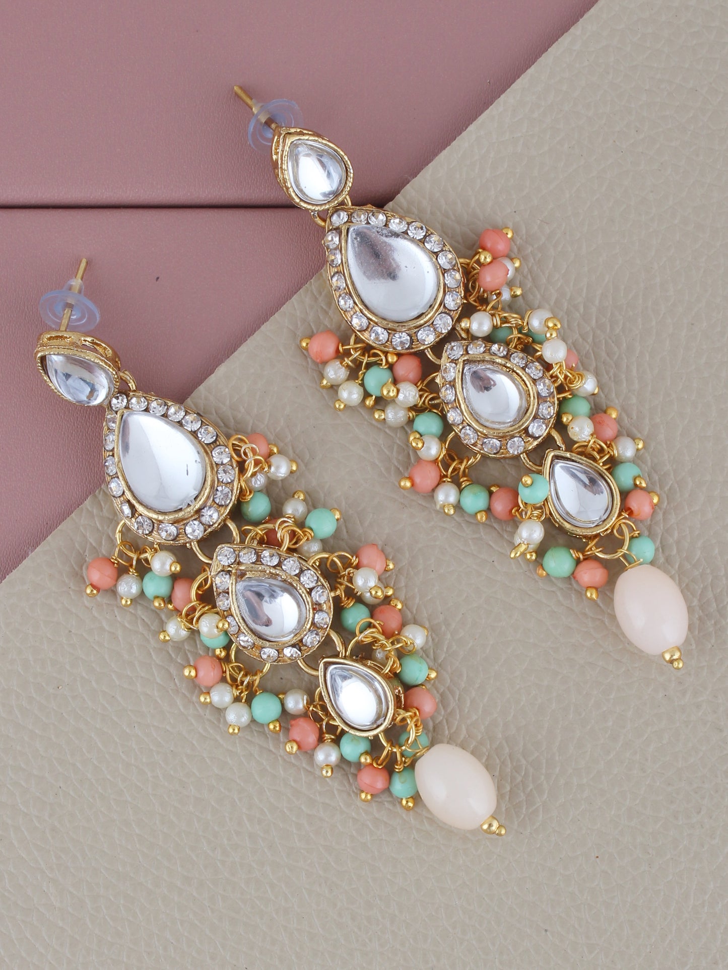 Kundan Tika Earring set for Girls & women