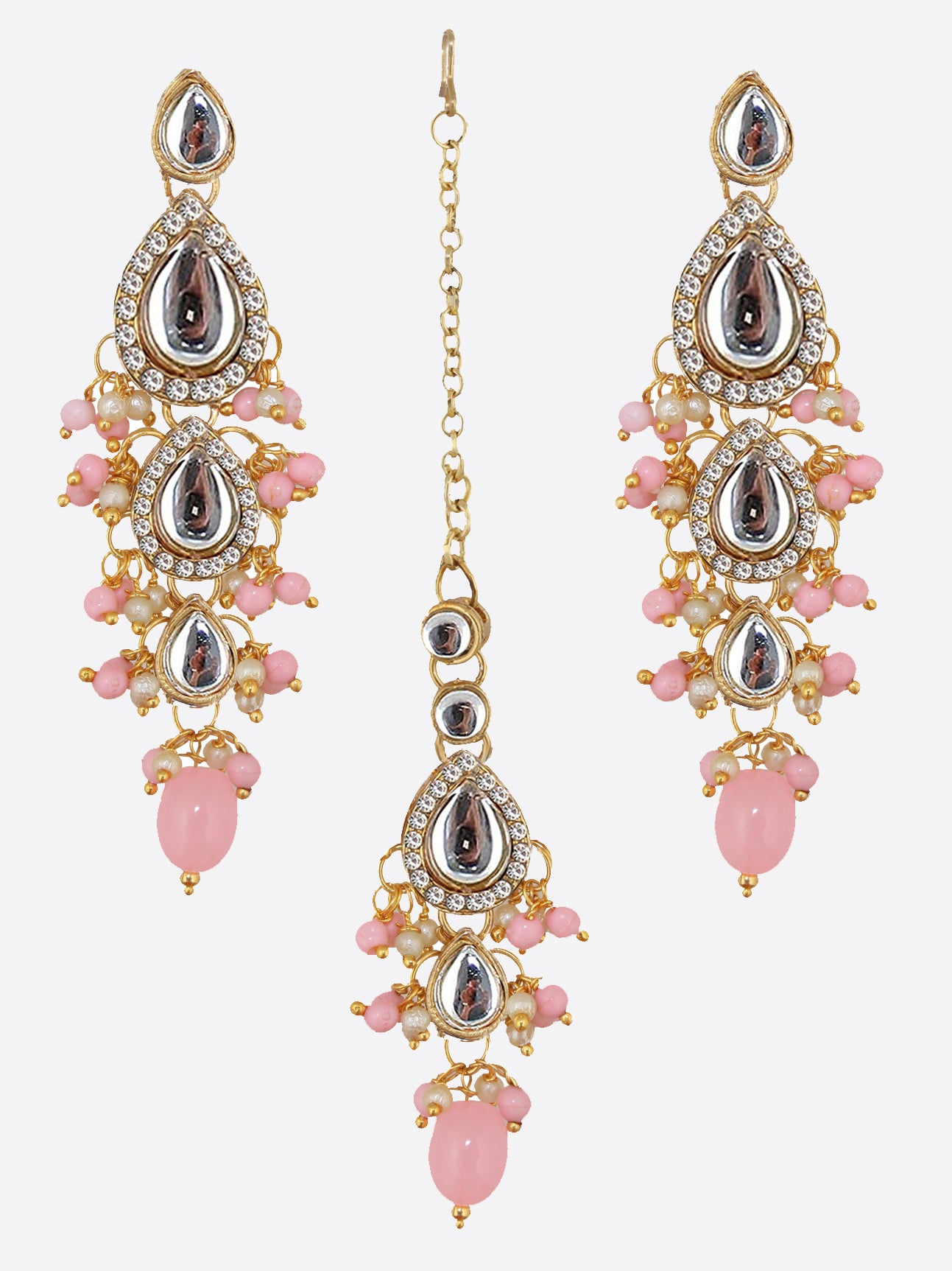 Kundan Tika Earring set for Girls & women