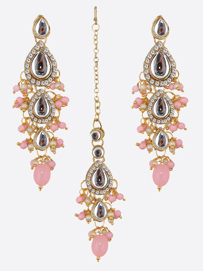 Kundan Tika Earring set for Girls & women